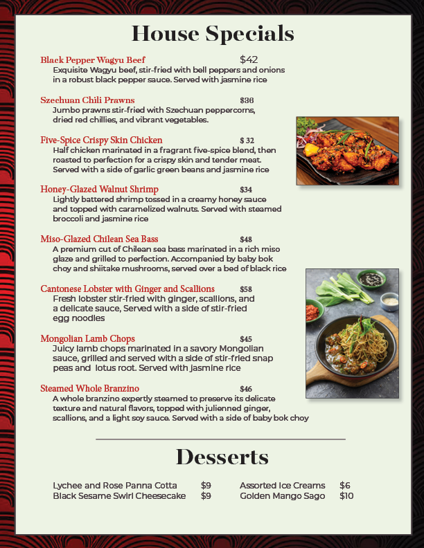 Uptown menu page 2
