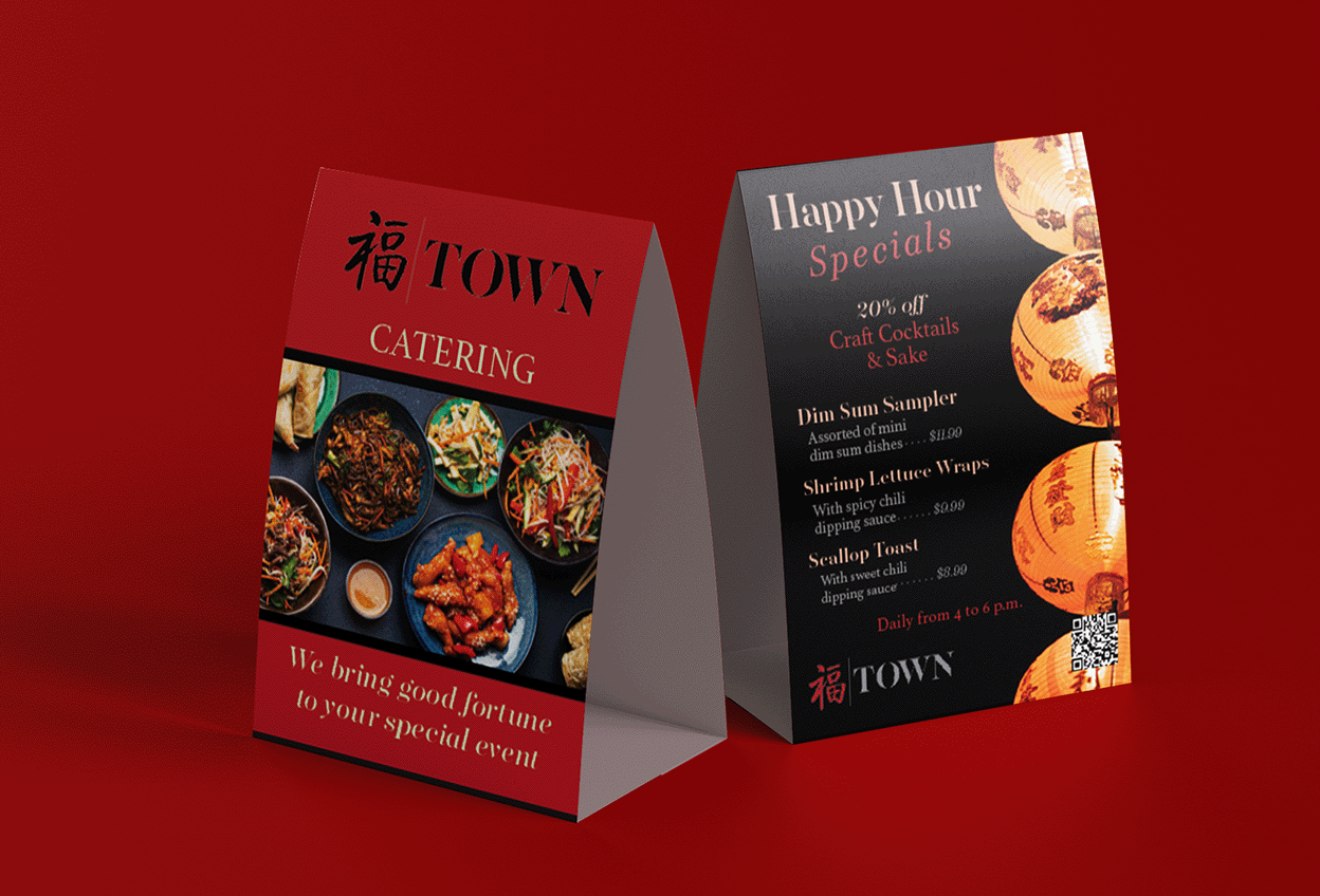 UpTown Restaurant Tabletent